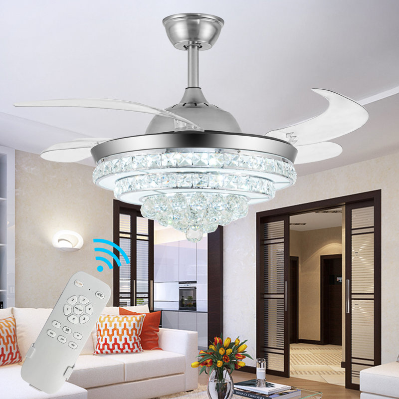 House of Hampton® Dezani 42'' Ceiling Fan with LED Lights & Reviews